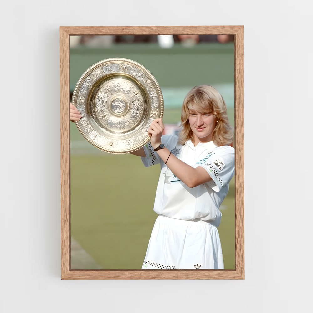 Poster La Victoire de Steffi – affiche Tennis (vue 4)